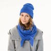 LIERYS Fine Merino Colour Turn-Up Hat - Winter Hat Women/Men