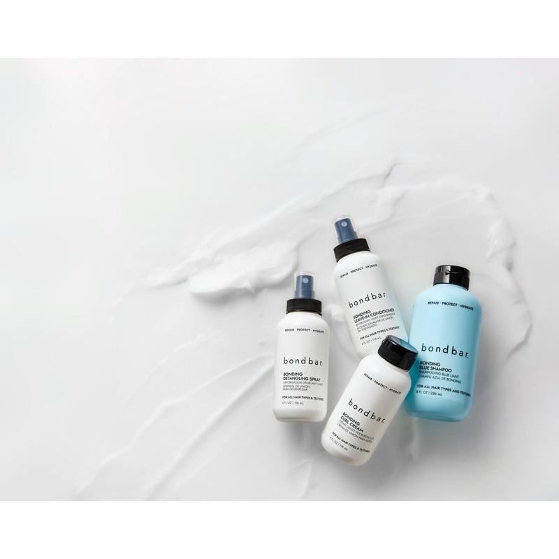 Bondbar Bonding Blue Shampoo, Netralizes Brassiness for Brunettes, Hydrating, Cruelty