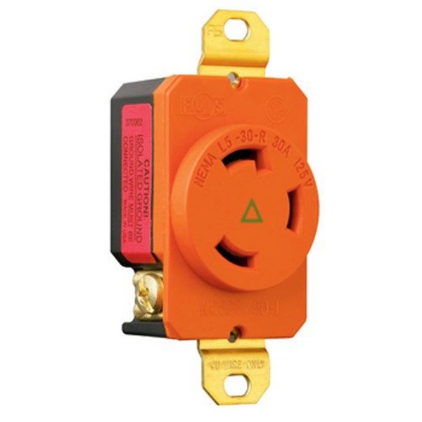 Legrand Pass & Seymour IGL530R Turnlok Industrial Spec Grade Isolated