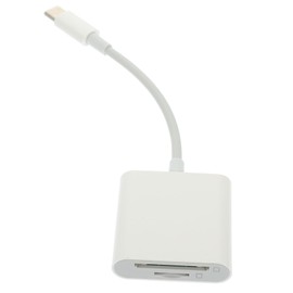 Angoily USB-c Type-c Card Reader Adapter Dual Card Reader Portable OTG Accessory for Fast Data Transfer Durable Design