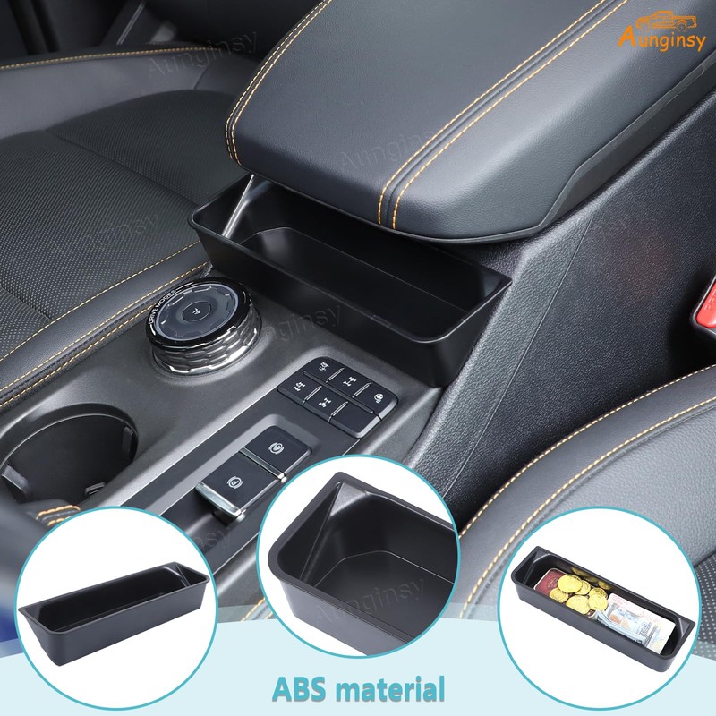 Aunginsy Center Console Armrest Hanging Storage Box Compatible with Ford