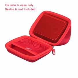 Hermitshell Hard Travel Case for OontZ Angle Solo Bluetooth Portable Speaker (Red)