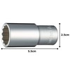 Tone Deep Socket (12 Square) 3D-17L Drive Angle 0.3 inch