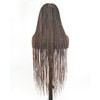 JALIZA 36" HD Full Lace Knotless Box Braided Wig for