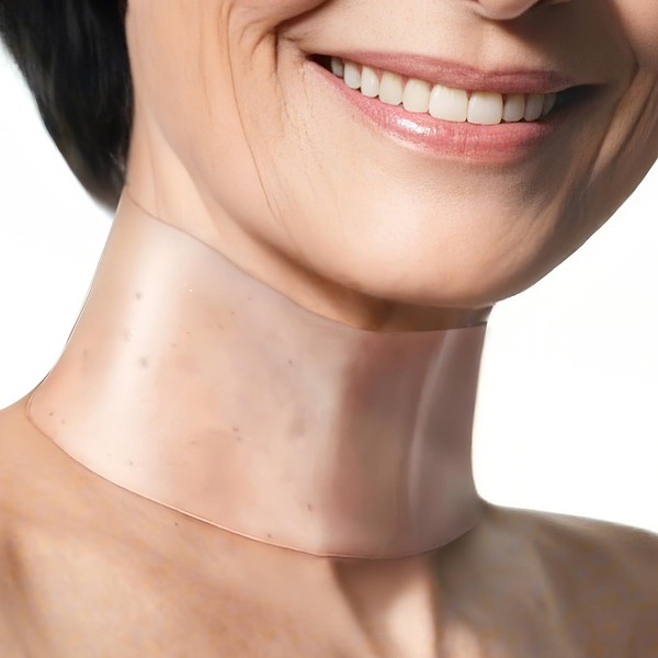 4 PCS Silicone Neck Wrinkle Patches - Reusable Overnight Anti-Wrinkle