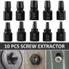 Unbranded 10x Damaged Screw Remover Kit Hex Head Easy Out
