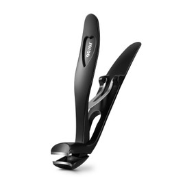 BEZOX Angle Head Nail Clippers for Thick Nails- Ergonomic Toenail Clippers for Thick Nails, Premium Steel Nail Clippers with Catcher for Men and Women