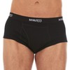 Minus33 - Calzoncillos de Lana Merino para Hombre, Color Negro,