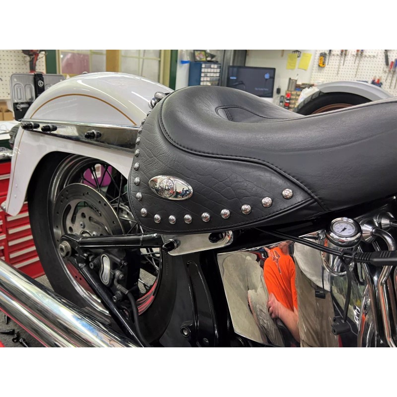 DIY Harley Softail 2003 - 2005 FXSTB BLACK ACORN chrome