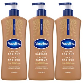 Vaseline Intensive Care Cocoa Radiant Body Lotion – 3 Pack (20.3 oz Each)