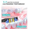 Professional Water Flosser & Electric Toothbrush Combo, 600ML Home Use