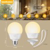 Brightown Rechargeable LED Light Bulb E26 3 Colors with Magnetic