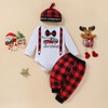 vivifayee Newborn Baby Boy My 1st Christmas Outfits Infant Long