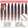Xtrend 8 packs Boho Faux Locs Crochet Hair Pre-Looped Messy