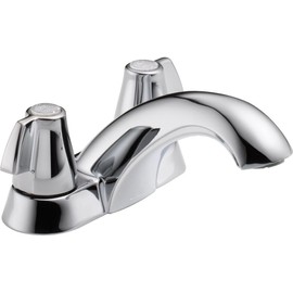 DELTA FAUCET 2500LF, 2.87 x 6.00 x 3.43 inches, Chrome