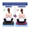 FelizMax Yoga Bolster Pillow 26x10.5x5.5in Rectangular Yoga Pillow Supportive Meditati...