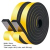 fowong 25mm(W) x 10mm(T) x 4M(L) Closed Cell Foam Tape