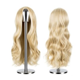 Women's Long Curly Full Hair Wavy Wig, 70 cm Long Heat Resistant Synthetic Wig with Middle Parting and Realistic Wavy Ideal for Cosplay, Carnival, Photo Shoots