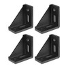 sourcing map Inside Corner Bracket Gusset, 80mm x 80mm for