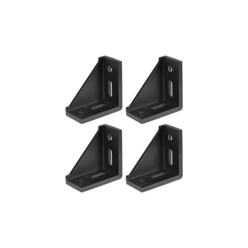 sourcing map Inside Corner Bracket Gusset, 80mm x 80mm for