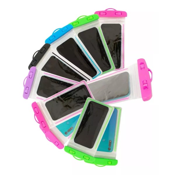 KFMX Funda Contra Agua Universal Celular Sumergible Colores 10 Pz