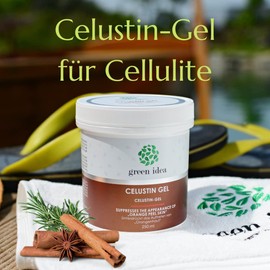 green idea - Celustin Gel - Intense Anti-Cellulite Gel - Intensive Anti-Cellulite Gel - Suppresses the appearance of "orange-peel" skin - 250 ml