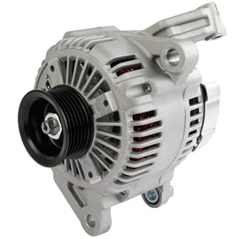 SCITOO Alternator Fits for Jeep for Liberty 3.7L 2007-2009,for Mitsubishi for Raider 3.7L 2007,for Mitsubishi for Raider 4.7L 2007 12V 136Amp CW 6-Groove Pulley 11242