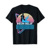 Funny Jiu Jitsu BJJ Retro Neon Belly T-Shirt