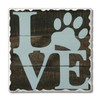 Thirstystone Love Paw Print Single Tumbled Tile Stone Coaster with