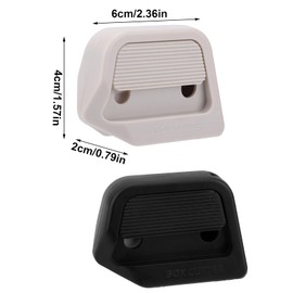lasuroa Pack of 2 Mini Ceramic Cardboard Cutter, Automatic Retractable Mini Paper Cutter, Ceramic Pocket Size, Cardboard Opener, Stays Sharp 10 Times Longer for Packages Cardboard (Black, Khaki)