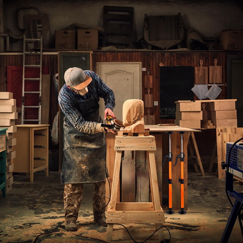 Tikelly Adjustable Support Pole, Cabinet Jacks for Installing Cabinets, Telescoping