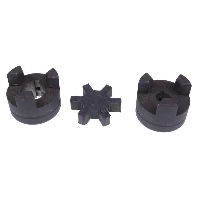 ZTUOAUMA 1/2'' to 7/8'' L075 Flexible 3-Piece L-Jaw Coupling Coupler