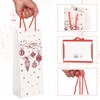 ZJHiome 12 Pack Christmas Wine Gift Bag Wine Bottle Bag