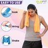 Quick-Drying Cooling Microfiber Gym Towels: Ideal for Comfortable Workout, Running,