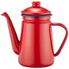 パール金属 ホーロー コーヒー ポット 1.1L レッド フェスカ HB-730