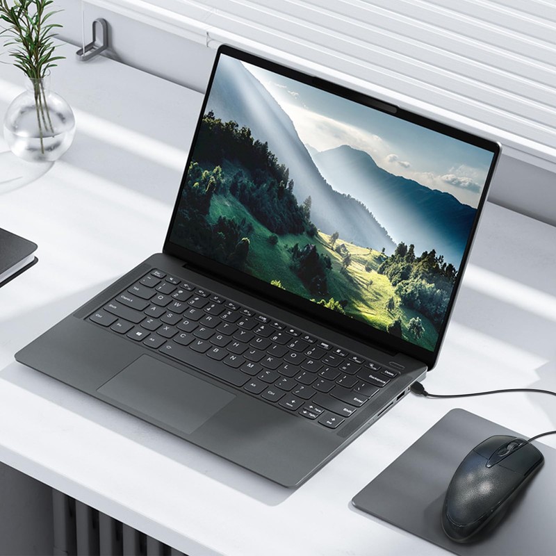 Golzer Basics 3-Button Wired USB Mouse for Laptop and PC,