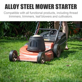 Milisten Lawn Mower Starter Adapter Electric Drill Attachment for Effortless Engine Start Compatible with Trimmers Blowers Cultivators 1.5X1.5X2.6 Inches