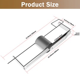 Drywall Tape Holder, Iron Drywall Tape Reel, Heavy Duty Powder Coated Steel Prevents Rusting, Holds up to 500 feet of Tape, Fast Loading Retaining Pin Drywall Reel Lift for Wall Corner
