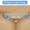 20 pieces corner connectors, stainless steel, Jeboler corner brackets, triangle