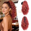 YEAME Ponytail Extension, 14 Inch Short Claw Clip in Wavy