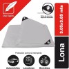 M HARDWARE Lona De Polietileno 3.05 X 3.65 Blanca (10'x12')