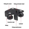 Create idea 3D Printer Back Support Plate with Pulley for