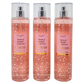 TRIPLE BERRY MARTINI Fine Fragrance Mist Trio - Full Size, 2.67 Fl Oz , Pack of 3