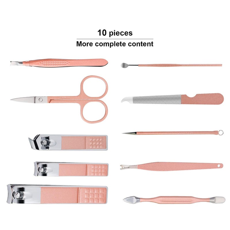Manicure Set, Travel Mini Nail Clippers Kit Pedicure Care Tools,