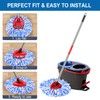 4 Pack Mop Replace Heads for O Cedar Rinse Clean