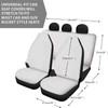 Wanyint Galaxy Wolf Car Seat Covers Full Set, Front Rear