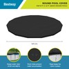 Bestway Round PVC 16 Foot Pool Cover for Above Ground