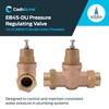 Cash Acme EB45 Pressure Regulating Valve, Double Union, 1 Inch