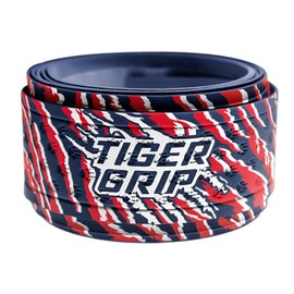 Tiger Grip Bat Wrap/Bat Tape for Baseball and Softball - 1.1mm - Revolution (Navy,Red,White)