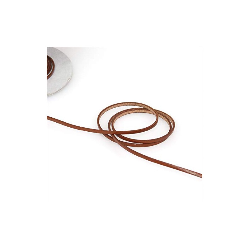 Nippon Chuko MTLS1003-3-1M Genuine Leather Tape, 0.1 inch (3 mm)